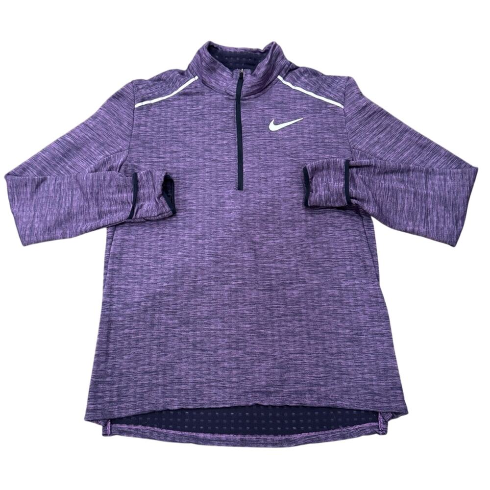Nike Women's Therma Sphere Element Heathered Purple Running Top Size M